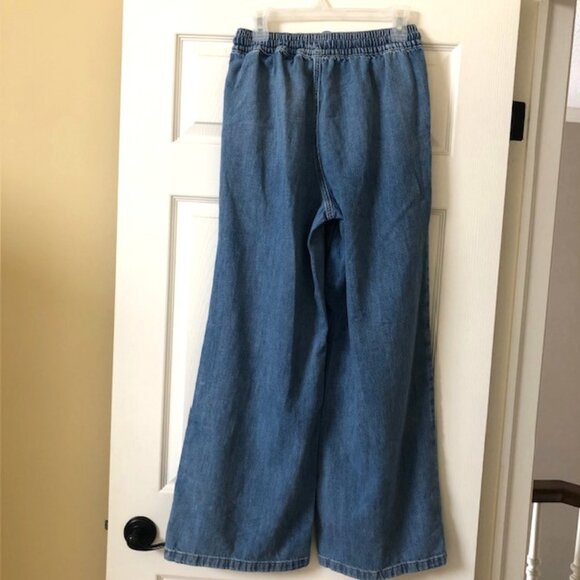 Good American Wide Leg Baggy Jeans, Size 1 (Small / 29" Waist) x Inseam 29.25" - Picture 5 of 12